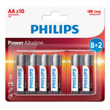 Pilha Philips Alcalina Grande