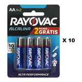 Pilha Rayovac Alcalina Aa Pequena Cx 60 Pçs Validade 10anos