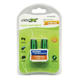 Pilha Recarregavel Aa 2700mah