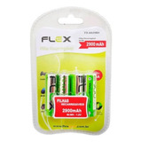 Pilha Recarregavel Aa Flex 2900ma 1