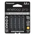 Pilha Recarregável Aa Panasonic Eneloop Pro Bk-3hcca Cilíndrica - Kit De 4 Unidades