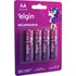 Pilha Recarregável Elgin Aa 2500 Mah 1,2v Com 4 Unid - 82173