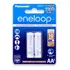 Pilha Recarregavel Eneloop Panasonic Aa 2000mah Bk-3mcce/2bb