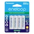Pilha Recarregável Panasonic Aa 2000mah X8