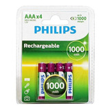 Pilha Recarregavel Philips Aaa