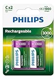 Pilha Recarregável Philips Media C Com 02 Unidades 1 2V 3000 HR14
