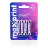 Pilha Zinco Max Aa Peq 1 5v Maxprint