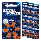 Pilhas 13 Extra Power 10 Cartelas 60 Baterias Ap Auditivo