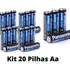 Pilhas Aa Panasonic Comum Kit C/20 Pilha Aa
