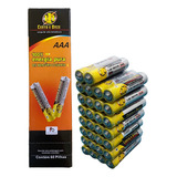 Pilhas Bateria Aa Aaa 60 Unidades Cilindrica 1 5v Tubo