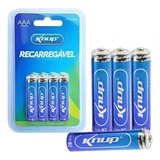 Pilhas Palito Recarregaveis 110mah