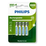 Pilhas Recarregavel Palito Philips
