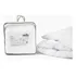 Pillow Top Luuna Solteiro Com Saia Elástica Cor Branco