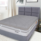 Pillow Top Queen De Espuma Firme D45 Alta Durabilidade