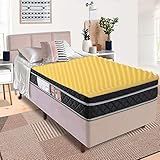 Pillow Top Solteiro Casca De Ovo Massageador Espuma Macio 78x188cm BF Colchões