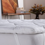 Pillow Top Solteiro Percal 200 Fios 100 Algodão Envio Full
