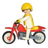 Piloto De Motocross Playmobil