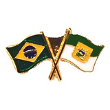 Pim Botom Broche Bandeira