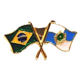 Pim Botom Broche Bandeira