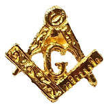 Pim Bótom Broche Maçonaria 13mm Folheado A Ouro De Qualidade