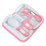 Pimpolho Kit Higiene Infantil 5 Unidades E Necessaire 92561 Cor Rosa