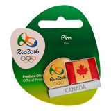 Pin Bandeira Do Canada Olimpiadas Rio