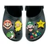 Pin Boton Enfeite Para Crocs Super Mario Bros Kit 6 Sortidos