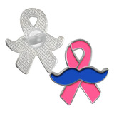 Pin Boton Laço Novembro Azul Outubro Rosa Campanha 30