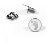Pin Botton Broche Em Aço Personalizado Pezinho