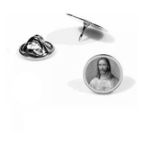 Pin Botton Broche em Aço personalizado Sagrado C De Jesus