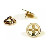 Pin Botton Broche Folheado A Ouro Biomedicina