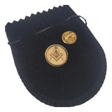 Pin Botton Broche Folheado A Ouro Maçonaria