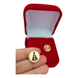 Pin Botton Broche Nossa Senhora Aparecida Folheado A Ouro