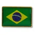Pin Broche Botton Bótom Bandeira Do Brasil Metal Esmaltado