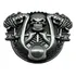 Pin Broche Botton Caveira Skull Crânio Moto Clube Rock Metal