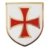 Pin Broche Botton Maçom Maçonaria Cavaleiro Cruz Templário