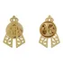 Pin Broche Nossa Senhora Religião Folheado A Ouro 18k