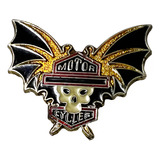 Pin Broche Skull Alado