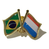 Pin Da Bandeira Do Brasil X Luxemburgo