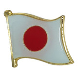 Pin Japão Bandeira Oficial Broche Cultura Japonesa Diplomata