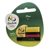Pin Oficial Olimpiada Rio 2016 Bandeira Colombia