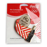 Pin Oficial Olimpiadas Rio 2016 Coca Cola Bandeira Canadá