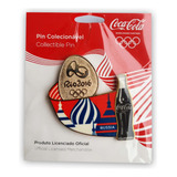 Pin Oficial Olimpiadas Rio 2016 Coca Cola Bandeira Rússia