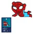 Pin Spider-man #1 Broche Homem Aranha Nerd Geek Criativo
