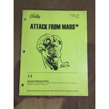 Pinball Attack From Mars Manual