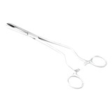 Pinça Cheron 24 Cm Para Assepsia E Curativo Uterino
