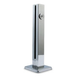 Pinça Coluna De Inox Guarda Corpo 30cm Polida Parapeito