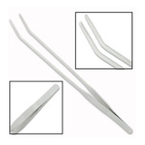 Pinça Curva Inox Aquapaisagismo Aquario Plantado A06