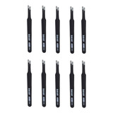 Pinça Esd Antiestática Ponta Reta 120mm Hk 13 Hikari 10pçs