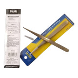 Pinça Hikari St 12 Ponta Reta Fina 135mm Inoxidável